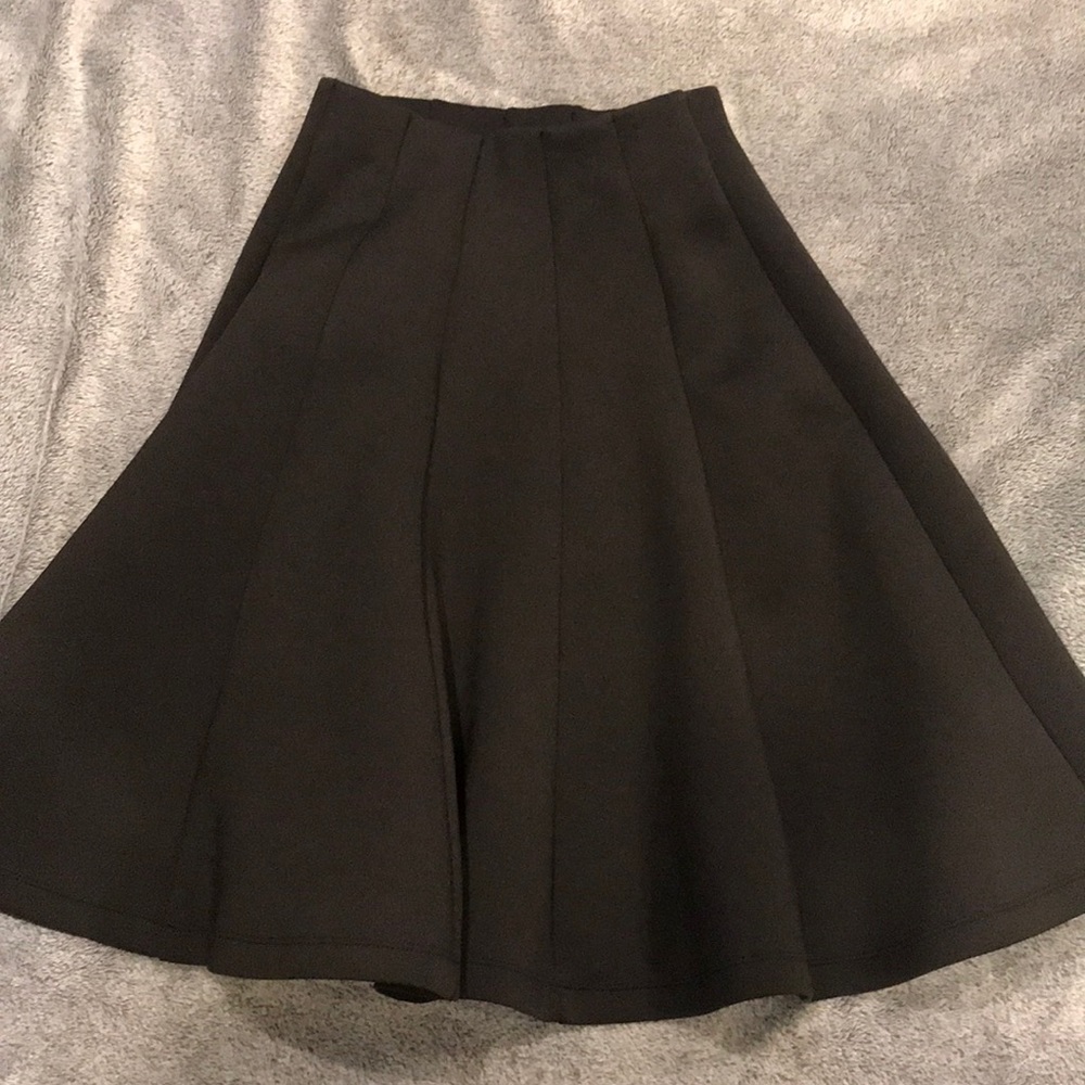 Black scuba skirt